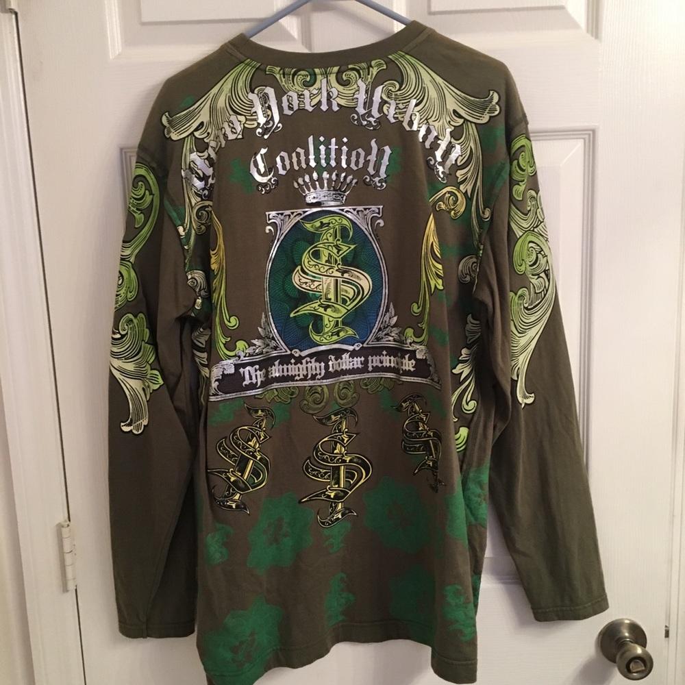 Raw Blue Long sleeved tee shirt green - Picture 3 of 7